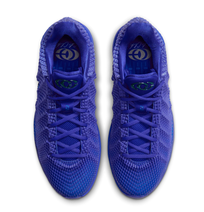 Nike Textured Low-Top Sneakers - Blue/Purple