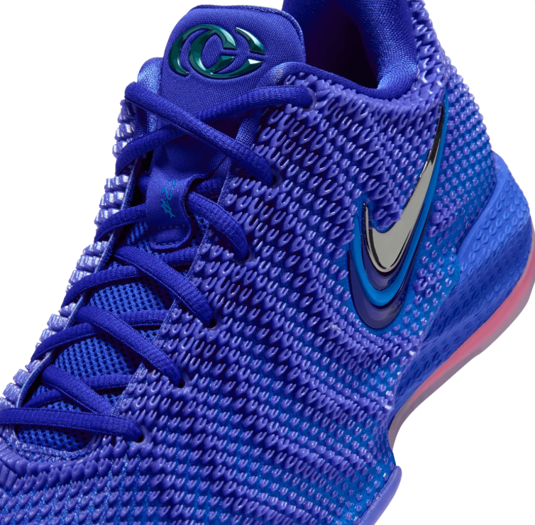 Nike Textured Low-Top Sneakers - Blue/Purple