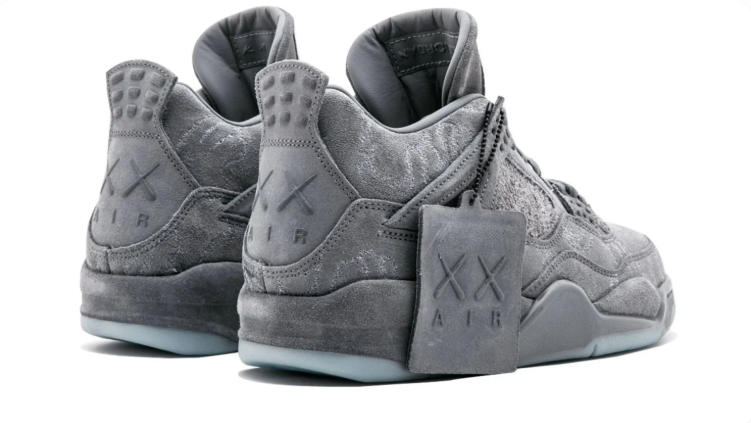 Jordan Mid-Top Sneakers – Textured Grey & Ice Blue