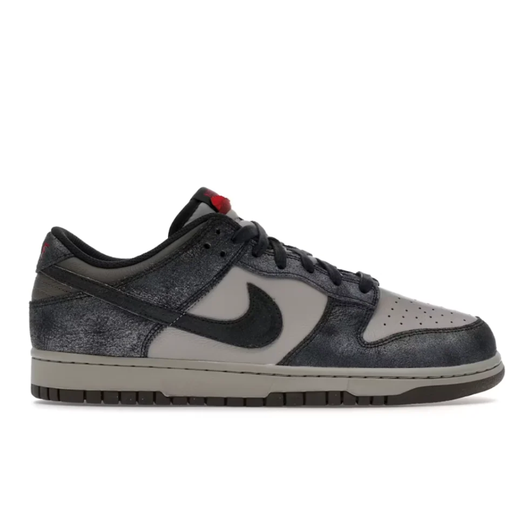 Nike Dunk Low Sneakers - Charcoal/Taupe Textured