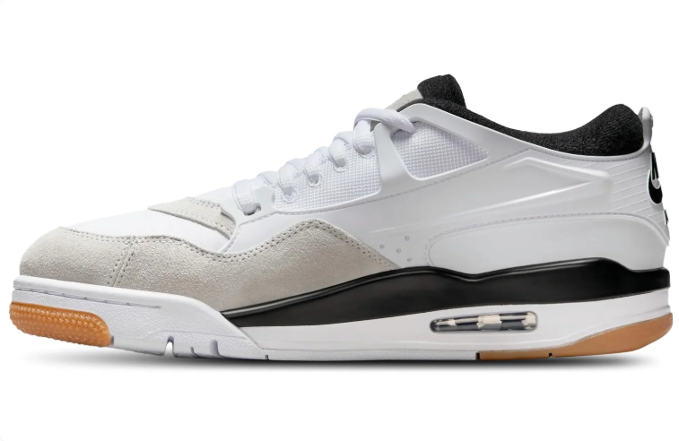 Jordan Low-Top Sneakers – White, Grey & Gum
