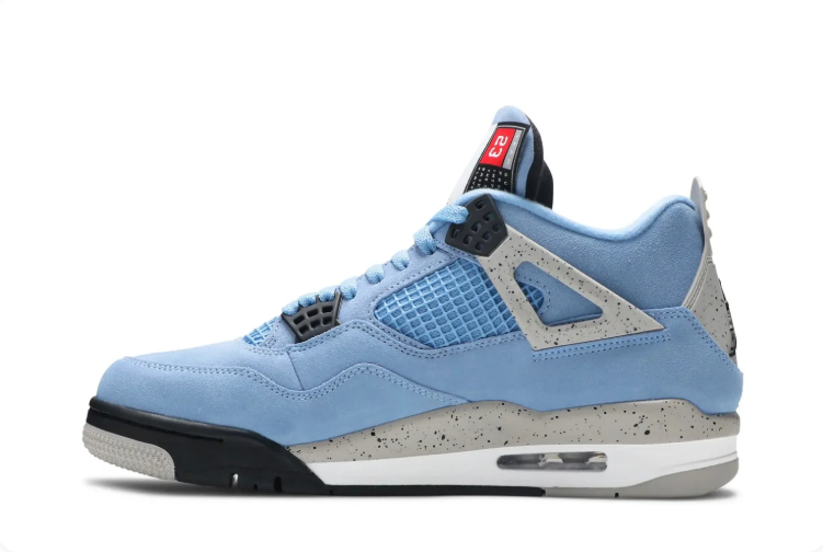 Jordan Mid-Top Sneakers – Light Blue & Speckled Grey
