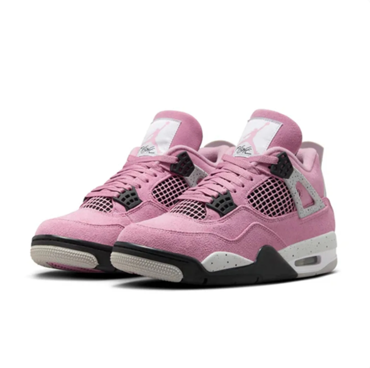 Jordan Mid-Top Sneakers – Pink & Speckled Grey