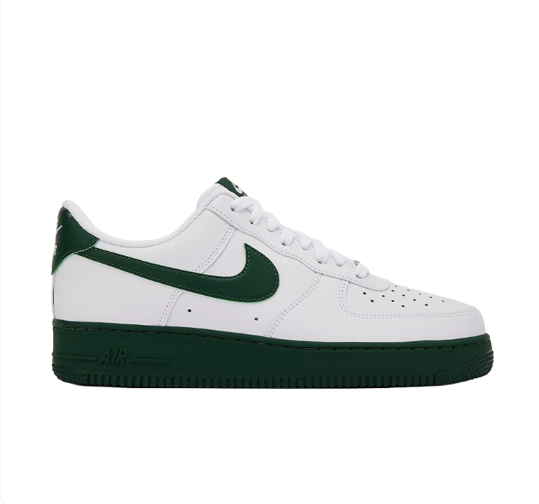 Nike Air Force 1 Low Sneakers - White/Dark Green
