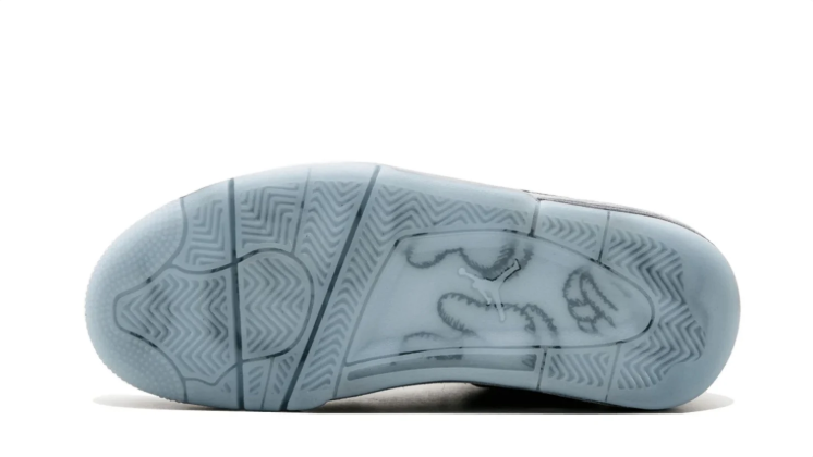 Jordan Mid-Top Sneakers – Textured Grey & Ice Blue