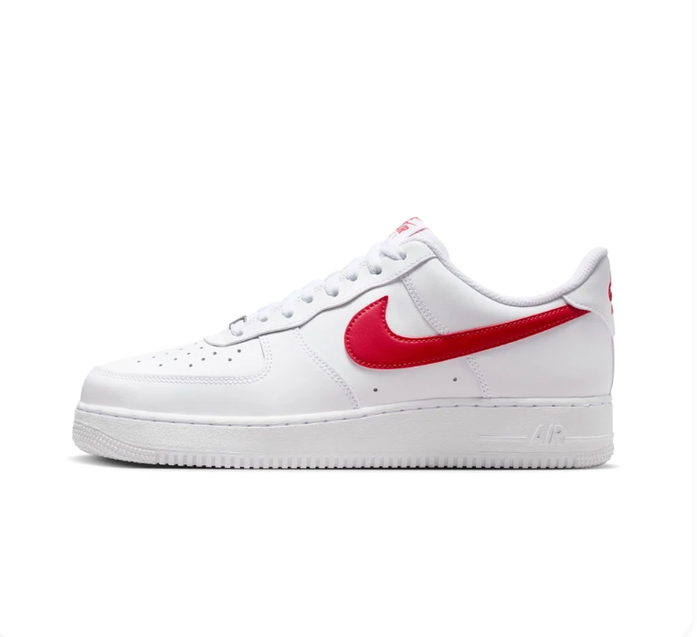 Nike Air Force 1 Low Sneakers - White/Red