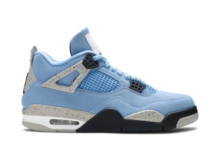 Jordan Mid-Top Sneakers – Light Blue & Speckled Grey