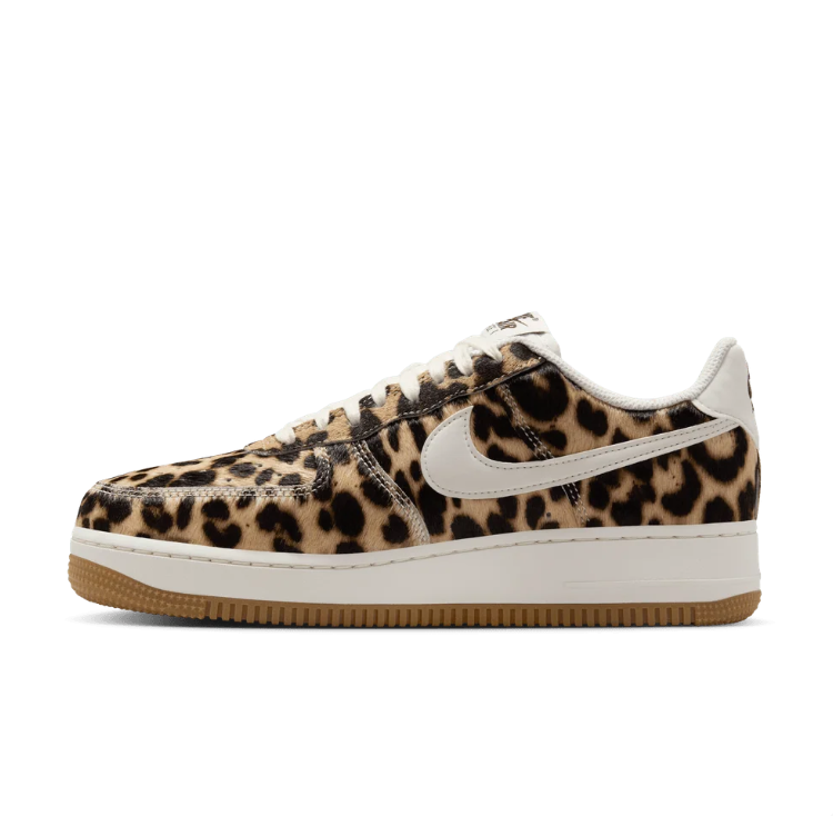 Nike Leopard Print Low-Top Sneakers - Cream/Gum