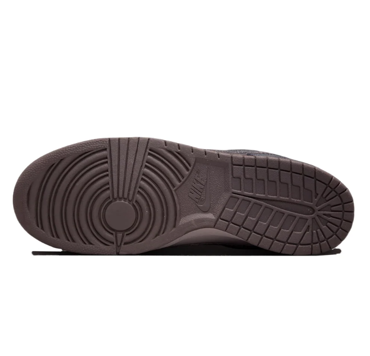 Nike Dunk Low Sneakers - Charcoal/Taupe Textured