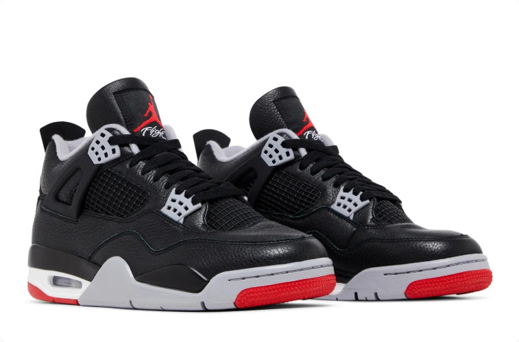 Jordan Mid-Top Sneakers – Black, Grey & Red