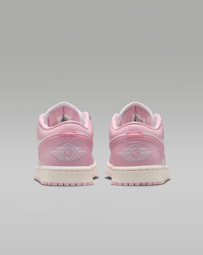 Jordan Low-Top Sneakers – Pink & White