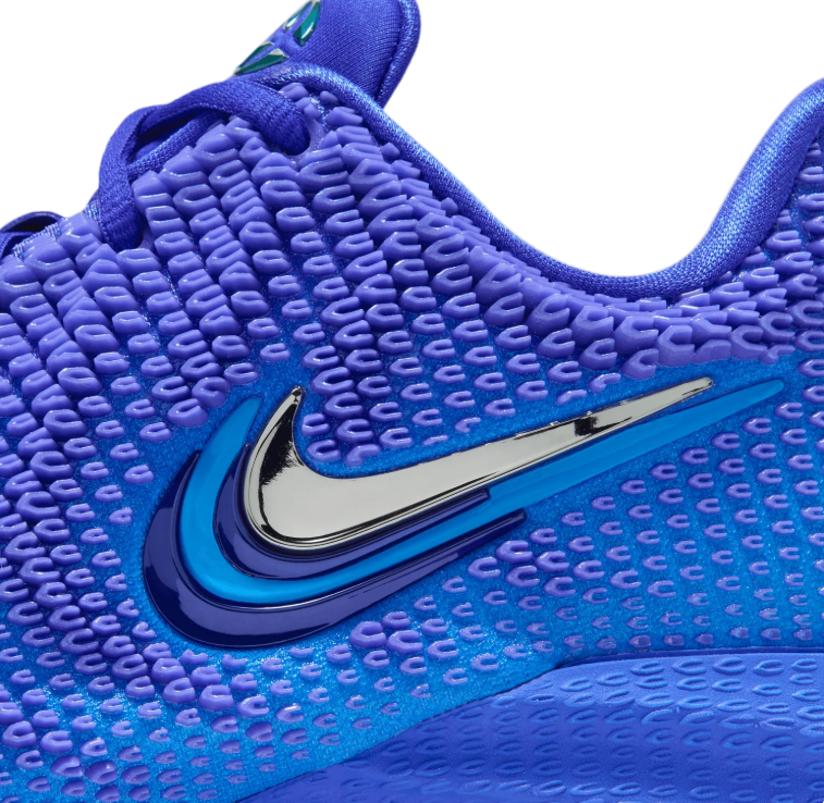 Nike Textured Low-Top Sneakers - Blue/Purple