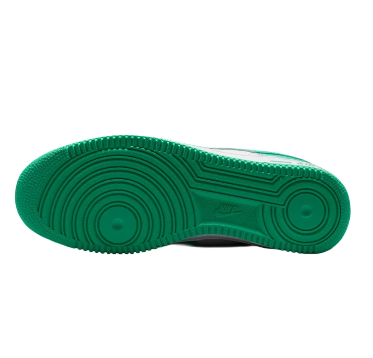 Nike Air Force 1 Low Sneakers - Green/White Textured