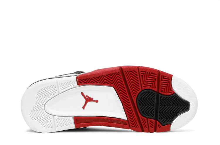 Jordan Mid-Top Sneakers – White Line-Art, Red & Black