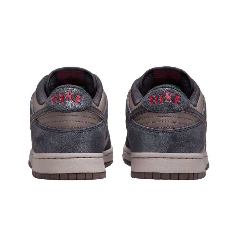 Nike Dunk Low Sneakers - Charcoal/Taupe Textured