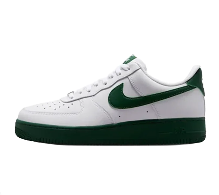 Nike Air Force 1 Low Sneakers - White/Dark Green