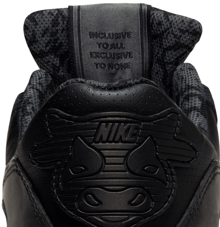 Nike Low-Top Sneakers - Black with Copper-Brown Accents