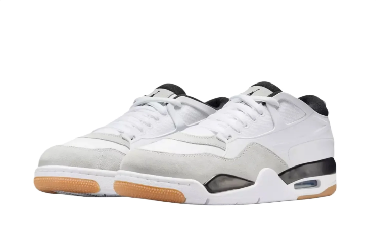 Jordan Low-Top Sneakers – White, Grey & Gum