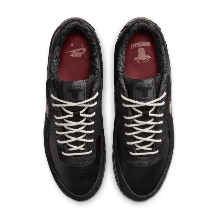 Nike Low-Top Sneakers - Black with Copper-Brown Accents
