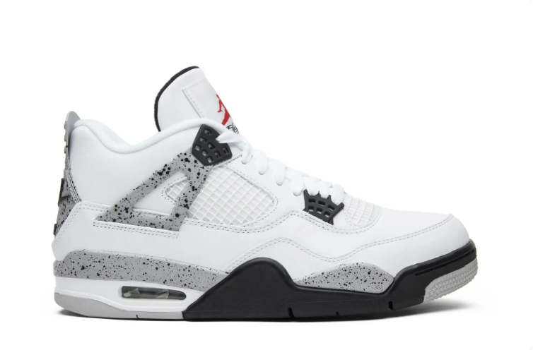 Jordan Mid-Top Sneakers – White & Speckled Grey