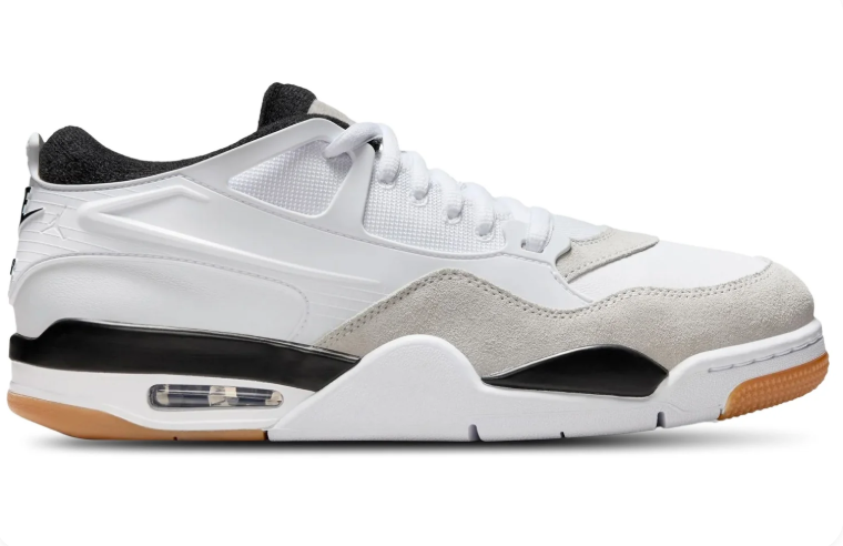Jordan Low-Top Sneakers – White, Grey & Gum