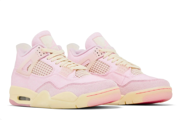 Jordan Mid-Top Sneakers – Soft Pink & Cream